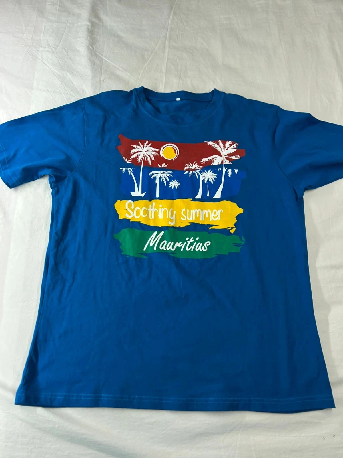 Blue vintage print t-shirt – photo 2